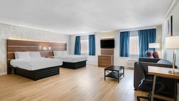 Standard Room, 2 Queen Beds, Non Smoking, Kitchen (Larger Room;with Sofabed)