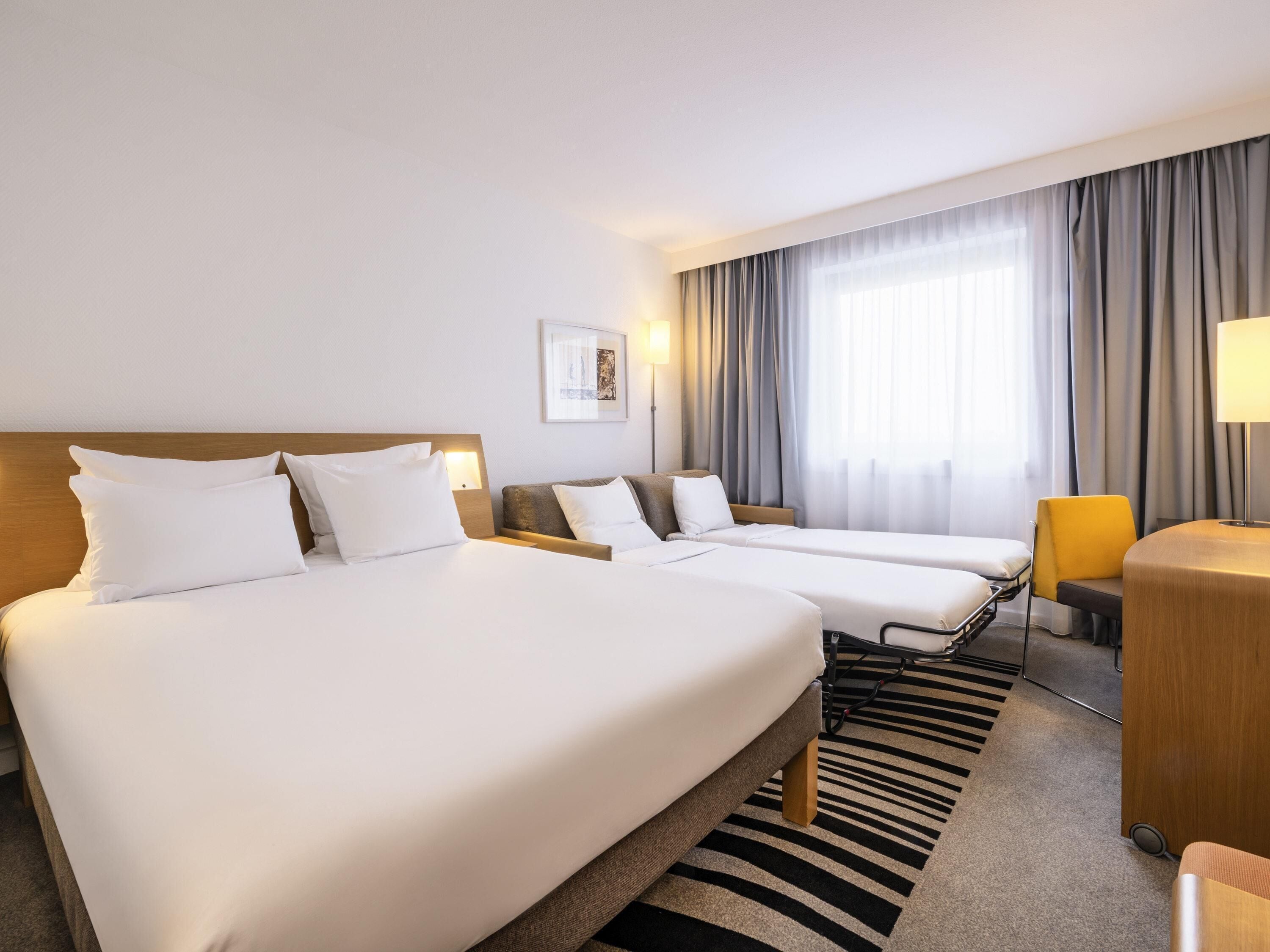 Classic Room, Multiple Beds, Non Smoking | Premium bedding, down comforters, in-room safe, blackout drapes