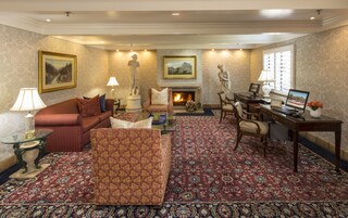 Área de estar no saguão