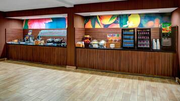 Free daily on-the-go breakfast