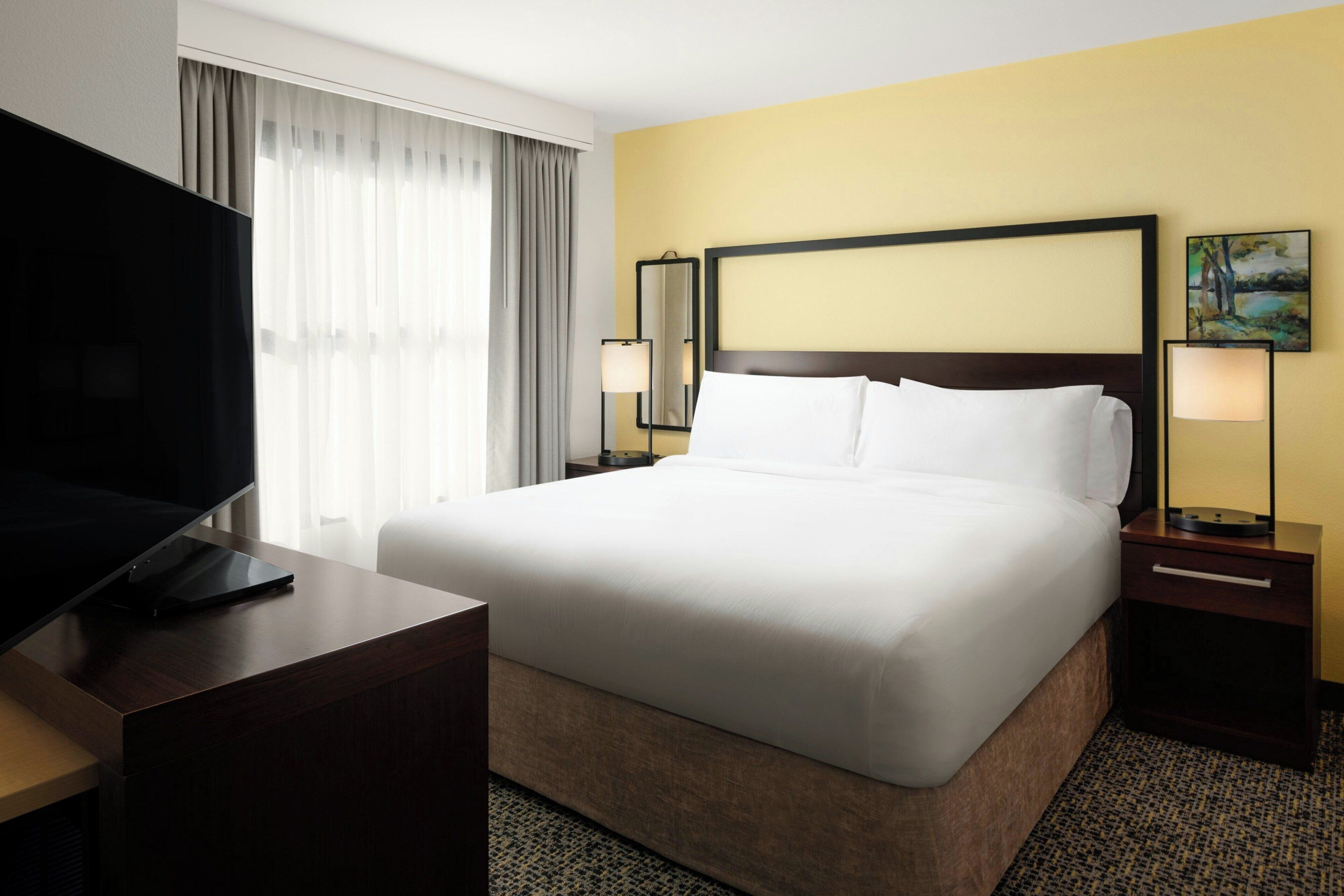 Pillow-top beds, in-room safe, desk, laptop workspace