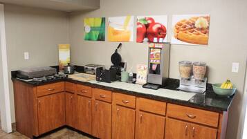 Free buffet breakfast