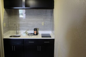 Desk, blackout curtains, iron/ironing board, free WiFi