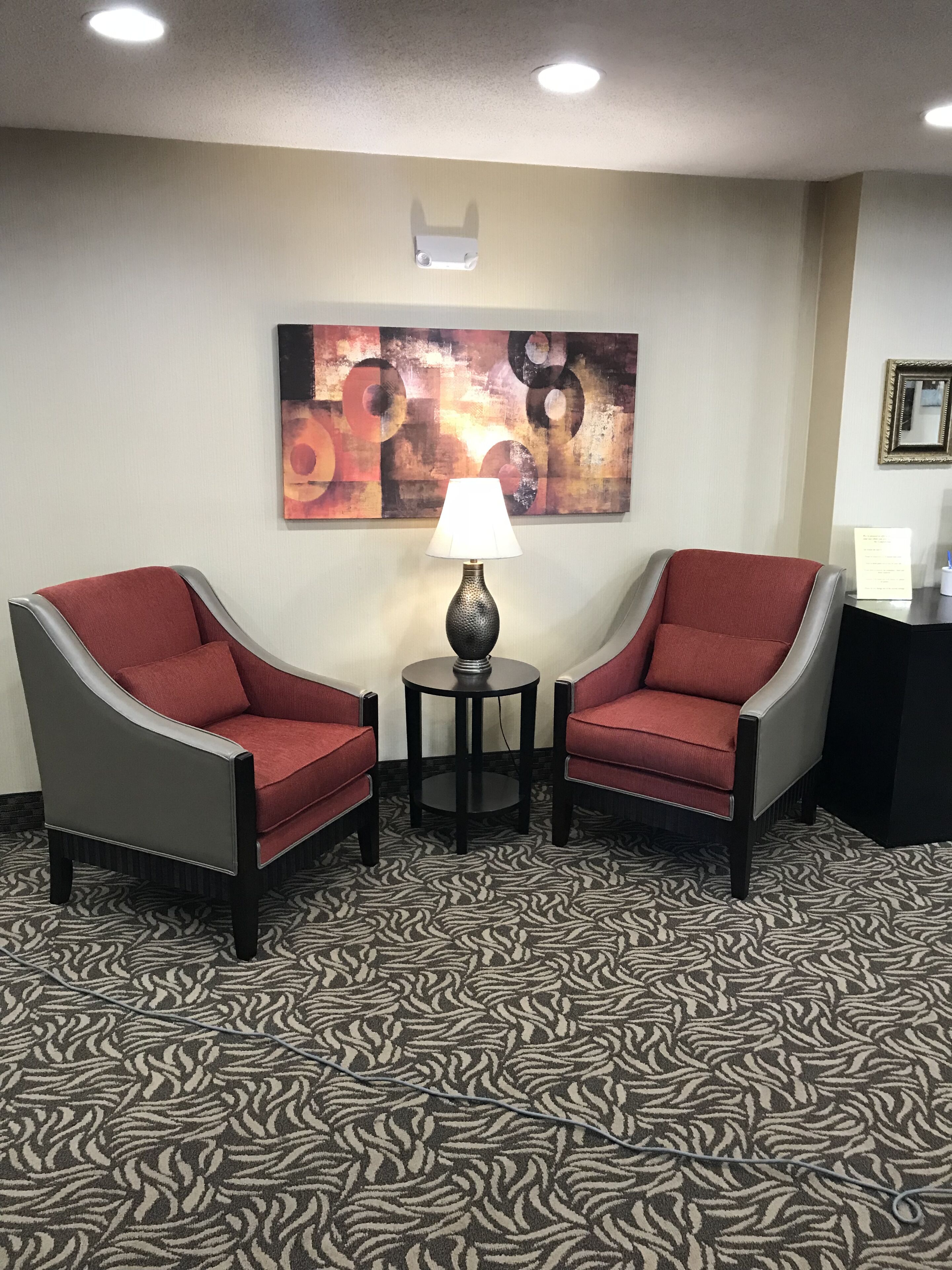 lobby sitting area