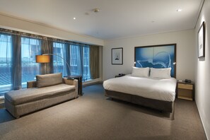 Accessible Room, 1 King Bed | Down comforters, in-room safe, desk, laptop workspace