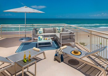 Room, Terrace, Oceanfront | View from room at The Shores Resort & Spa