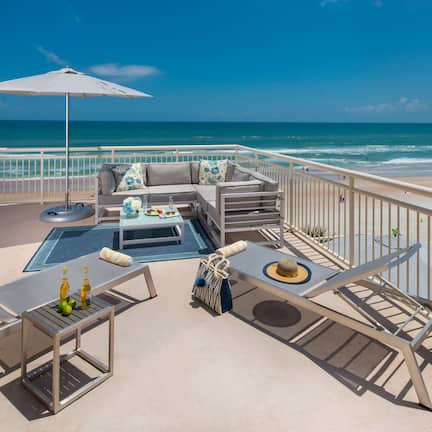 Room, Terrace, Oceanfront | Premium bedding, pillowtop beds, in-room safe, individually decorated