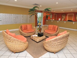 Lobby sitting area