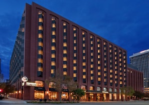 Front of property – evening/night