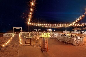 Espace de mariage à l’extérieur