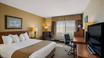 Standardzimmer, 1 Queen-Bett, Nichtraucher, Kühlschrank und Mikrowelle | Zimmersafe, laptopgeeigneter Arbeitsplatz, Bügeleisen/Bügelbrett, WLAN