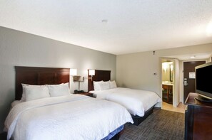 Standard Room, 2 Double Beds, Non Smoking | Premium bedding, pillowtop beds, laptop workspace, blackout drapes - Hampton Inn Charlotte-Gastonia (Gastonia)