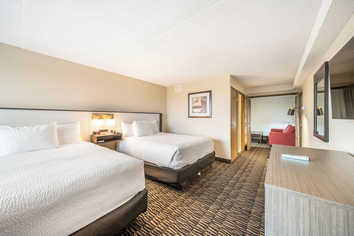 Superior Suite, 2 Queen Beds | Pillow-top beds, desk, blackout curtains, iron/ironing board