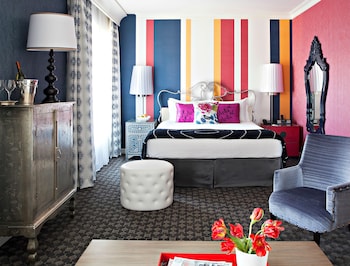 Premium bedding, down comforters, pillowtop beds, in-room safe at The Marker Union Square San Francisco