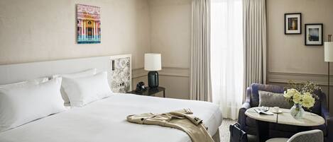 Premium bedding, down duvets, pillow-top beds, minibar