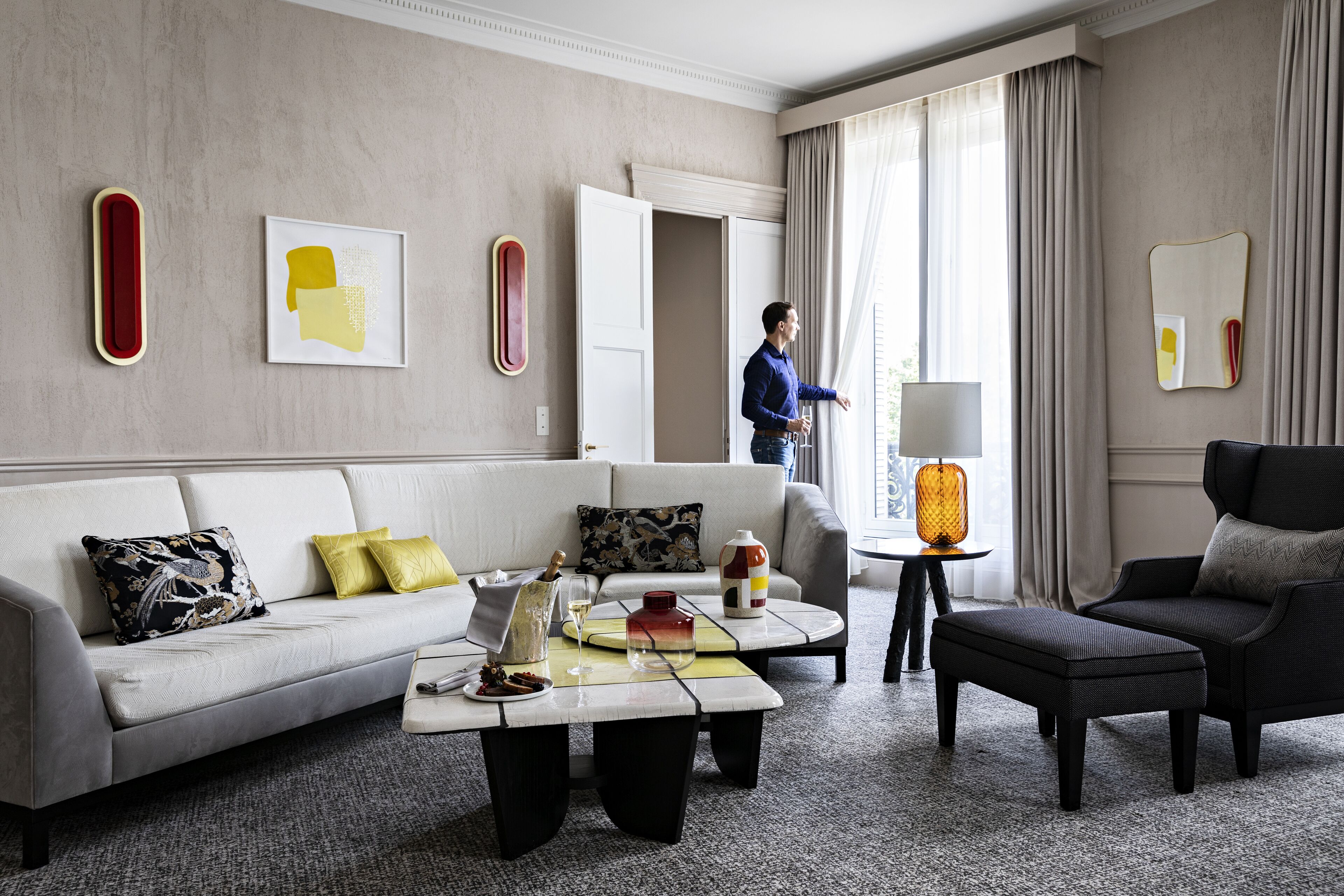 Opera Suite | Premium bedding, down comforters, pillowtop beds, minibar