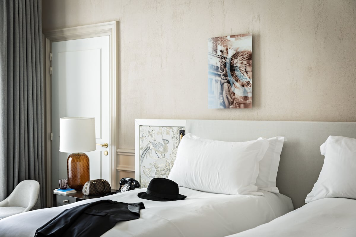 Premium Room, 2 Twin Beds, Courtyard View (or Scribe St. View, Luxury) | Premium bedding, down comforters, pillowtop beds, minibar