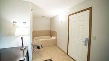 Premium bedding, pillow-top beds, desk, blackout curtains