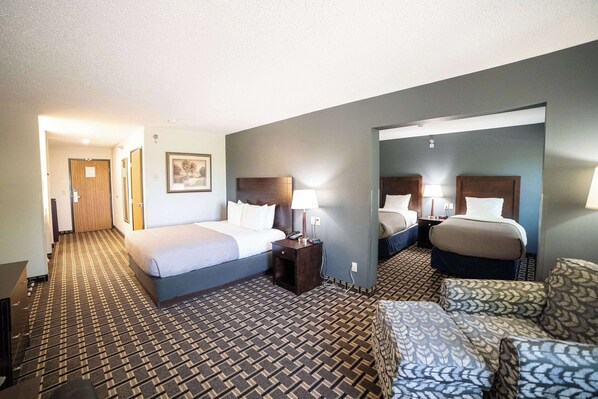 Premium bedding, pillow-top beds, desk, blackout curtains - Quality Inn & Suites Watertown near Prairie Lakes Ice Arena (Watertown)