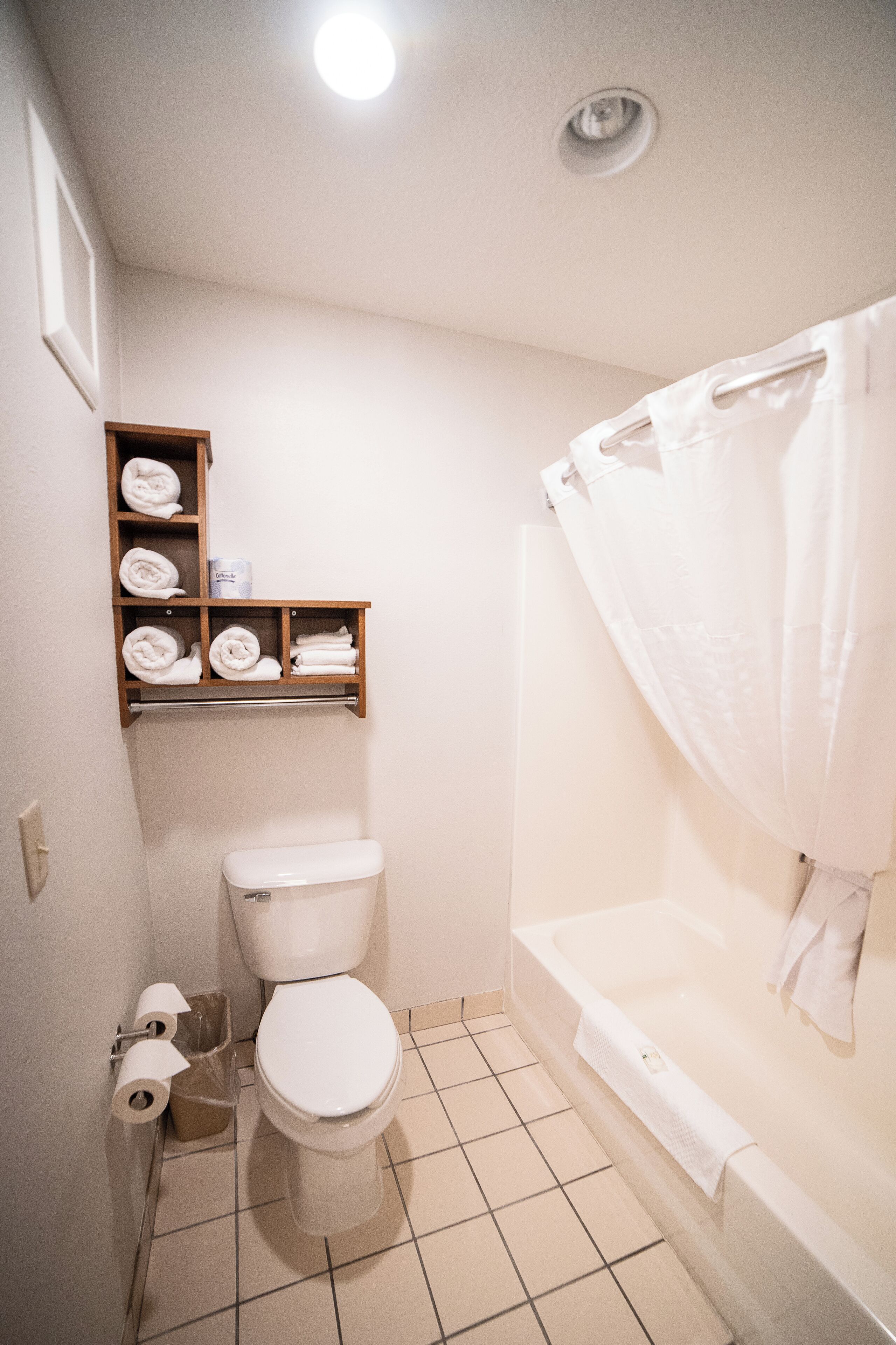 standard room, 1 queen bed, non smoking | bathroom | combined shower/bathtub, free toiletries, hair dryer, towels