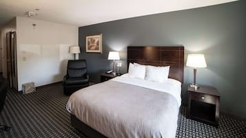 Room, 1 Queen Bed, Accessible, Non Smoking | Premium bedding, pillowtop beds, desk, blackout drapes
