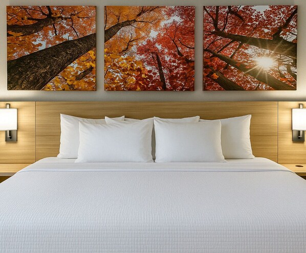Suite, 1 King Bed, Non Smoking | Premium bedding, down comforters, desk, laptop workspace