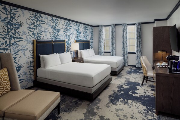 Hypo-allergenic bedding, in-room safe, desk, laptop workspace