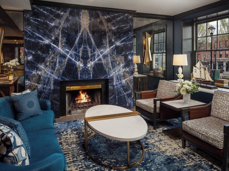 Lobby sitting area