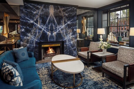 Sala de estar en el lobby