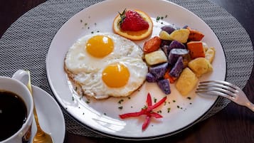Daily full breakfast for a fee