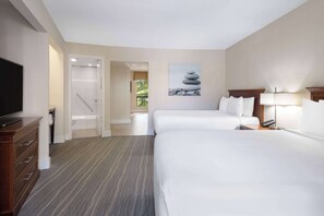 Studio Suite, 2 Double Beds, Non Smoking, Pool View | Premium bedding, pillowtop beds, in-room safe, desk - Wyndham Boca Raton Hotel (Boca Raton)