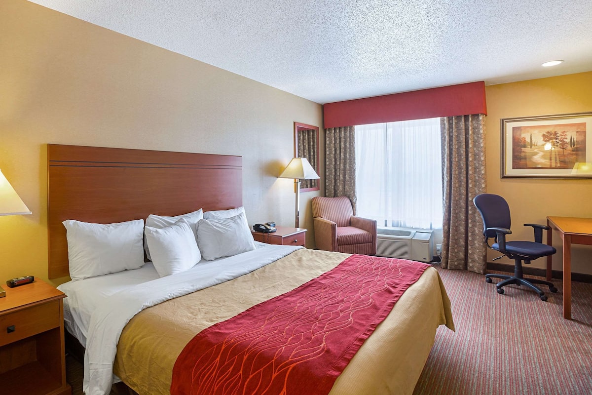 Premium bedding, in-room safe, desk, iron/ironing board
