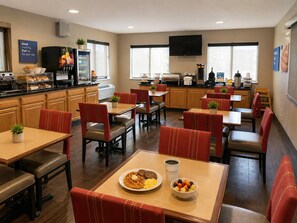 Free buffet breakfast