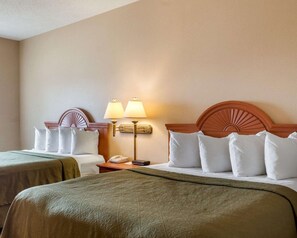 Standard Room, 2 Queen Beds, Non Smoking | Iron/ironing board, free rollaway beds, free WiFi, bed sheets