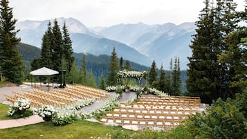 Área de bodas al aire libre