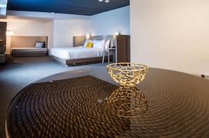 Room, 1 King Bed, Accessible (Roll-In Shower, Hearing & Mobility) | Egyptian cotton sheets, premium bedding, pillowtop beds, blackout drapes