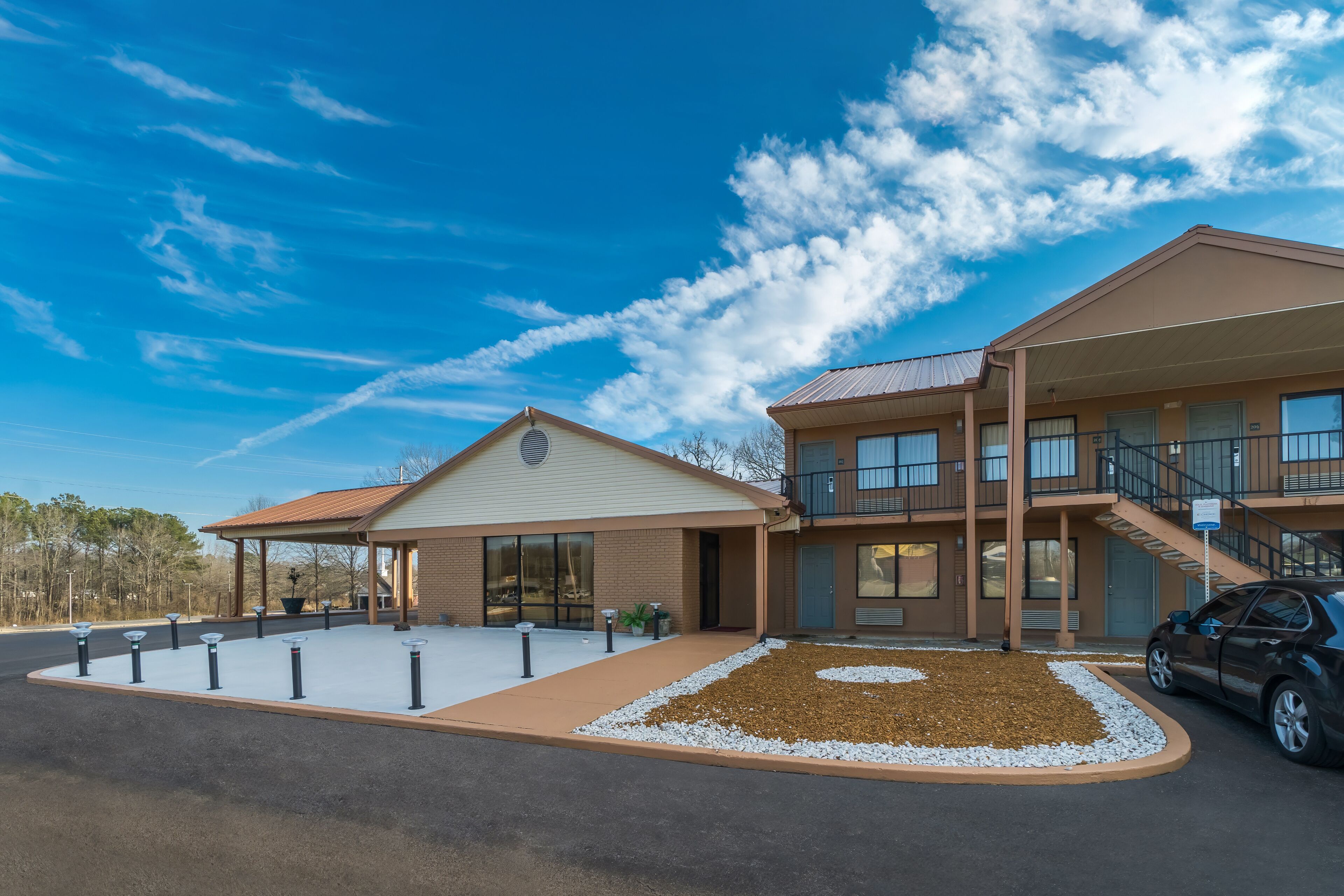 Fassade der Unterkunft