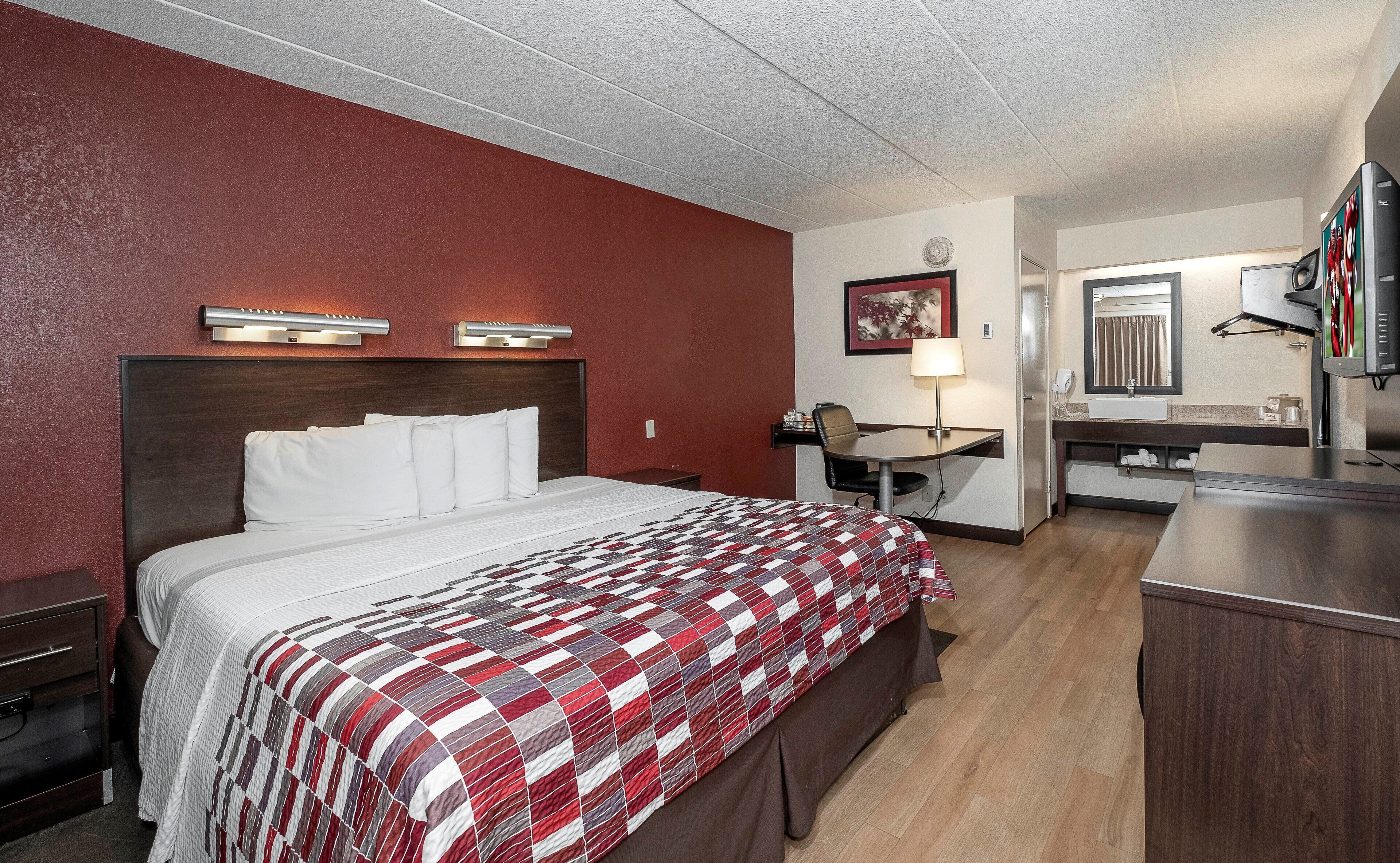 Chambre Supérieure, 1 très grand lit (Smoke Free) | Bureau, lits bébé (gratuits), Wi-Fi gratuit, draps fournis