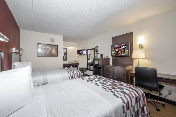 Desk, free cribs/infant beds, free WiFi, bed sheets