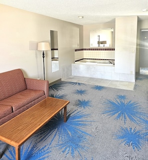 Suite, 2 Queen Beds, Non Smoking | Desk, iron/ironing board, free WiFi, bed sheets