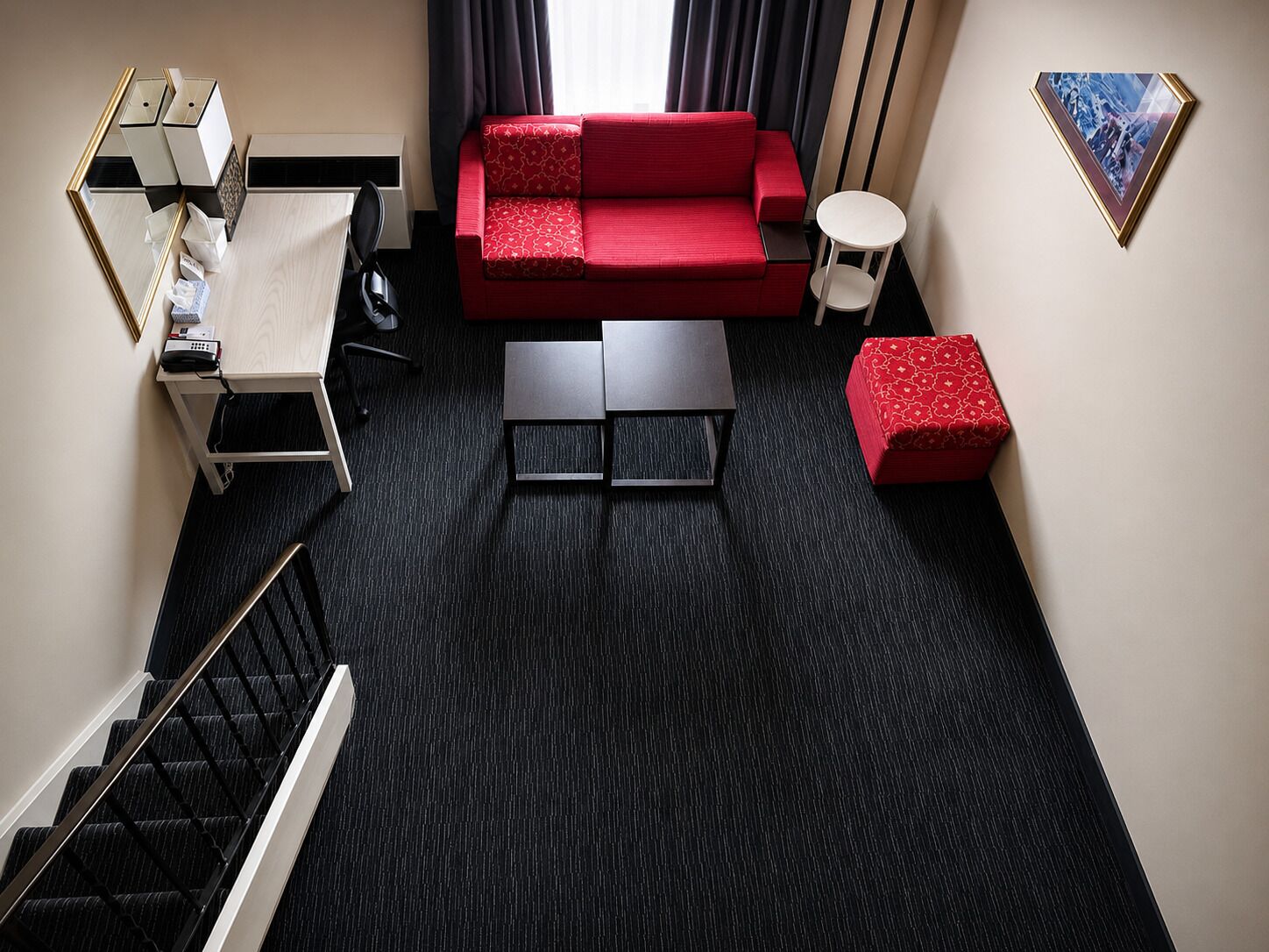 Gác, 1 giường cỡ queen, không hút thuốc (One-Bedroom Loft Suite) | Bàn, khu vực làm việc phù hợp cho laptop, bàn ủi/dụng cụ ủi quần áo 