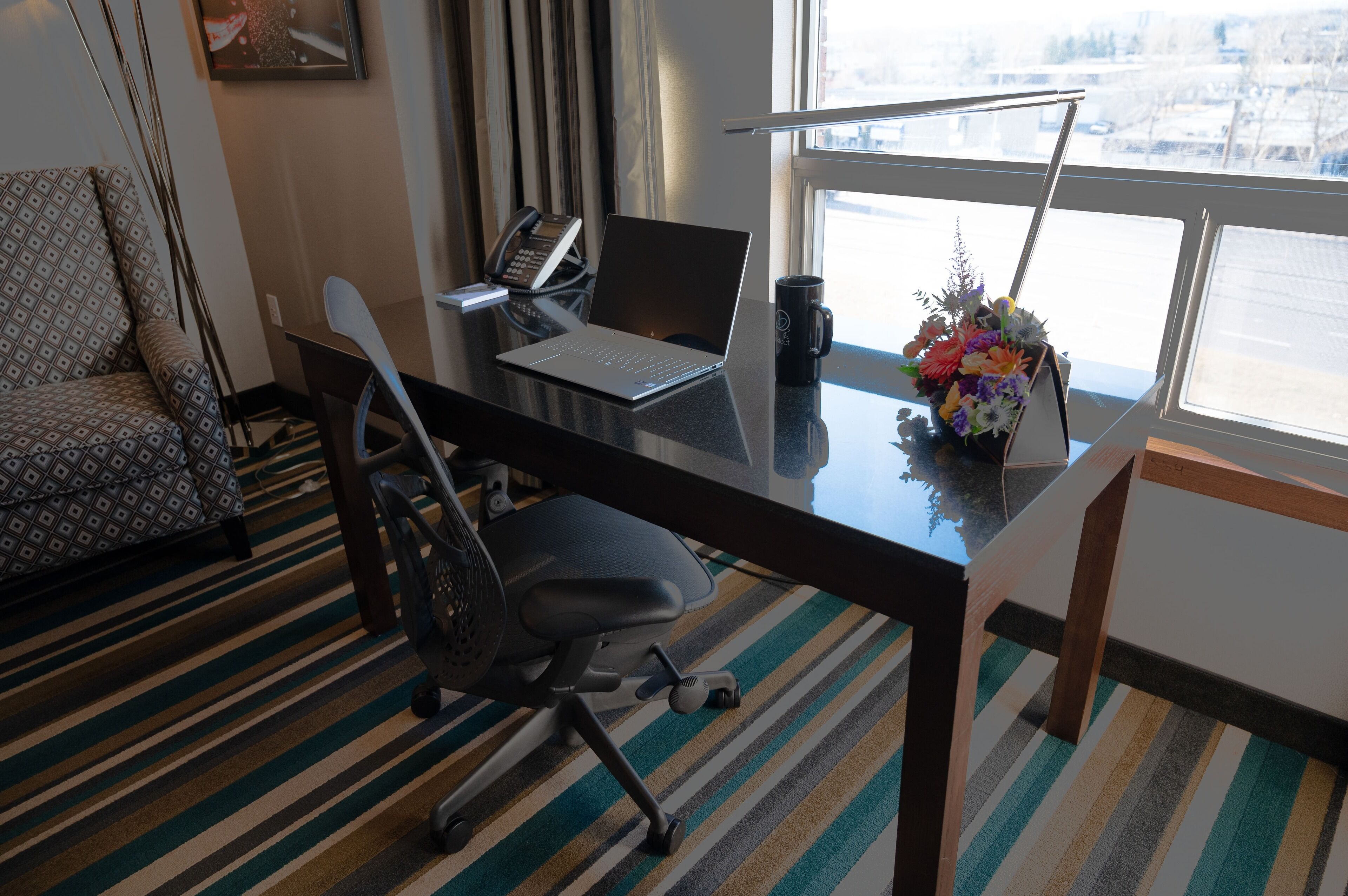 signature room, 1 king bed | premium bedding, in-room safe, desk, laptop workspace