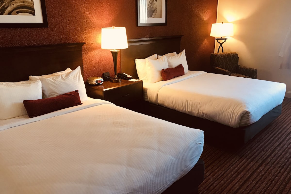 standard room, 2 queen beds, non smoking | 1 bedroom, in-room safe, individually decorated, individually furnished