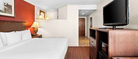 In-room safe, desk, laptop workspace, iron/ironing board