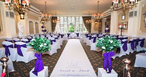 Indoor wedding