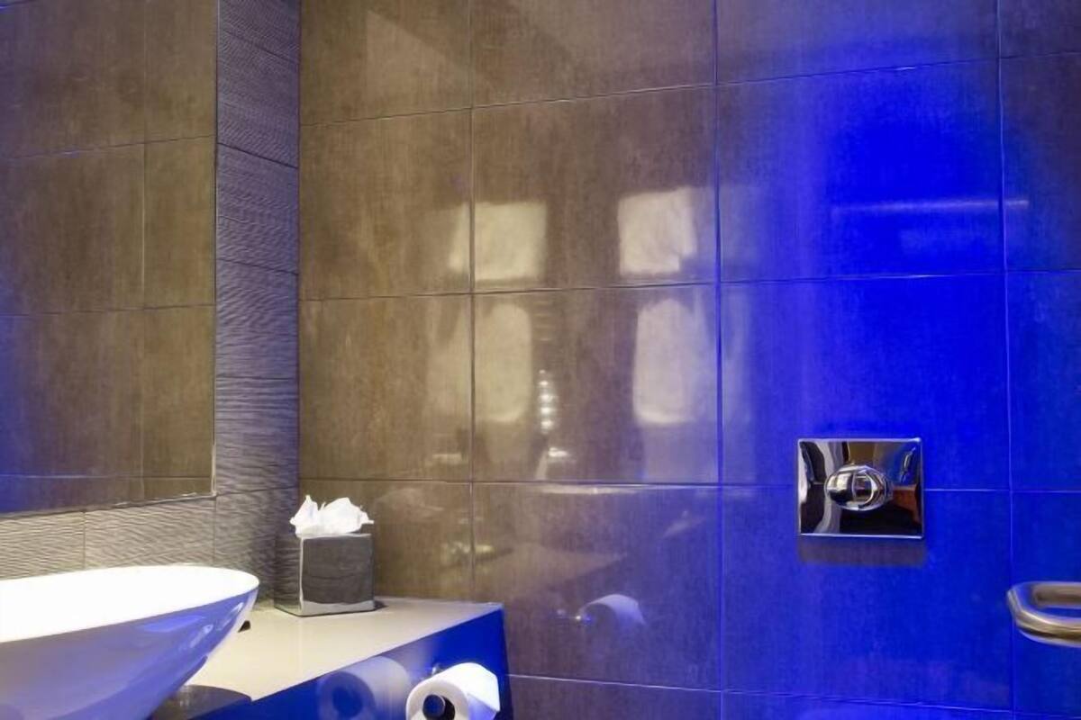 Bathroom | Shower, free toiletries, hair dryer, towels