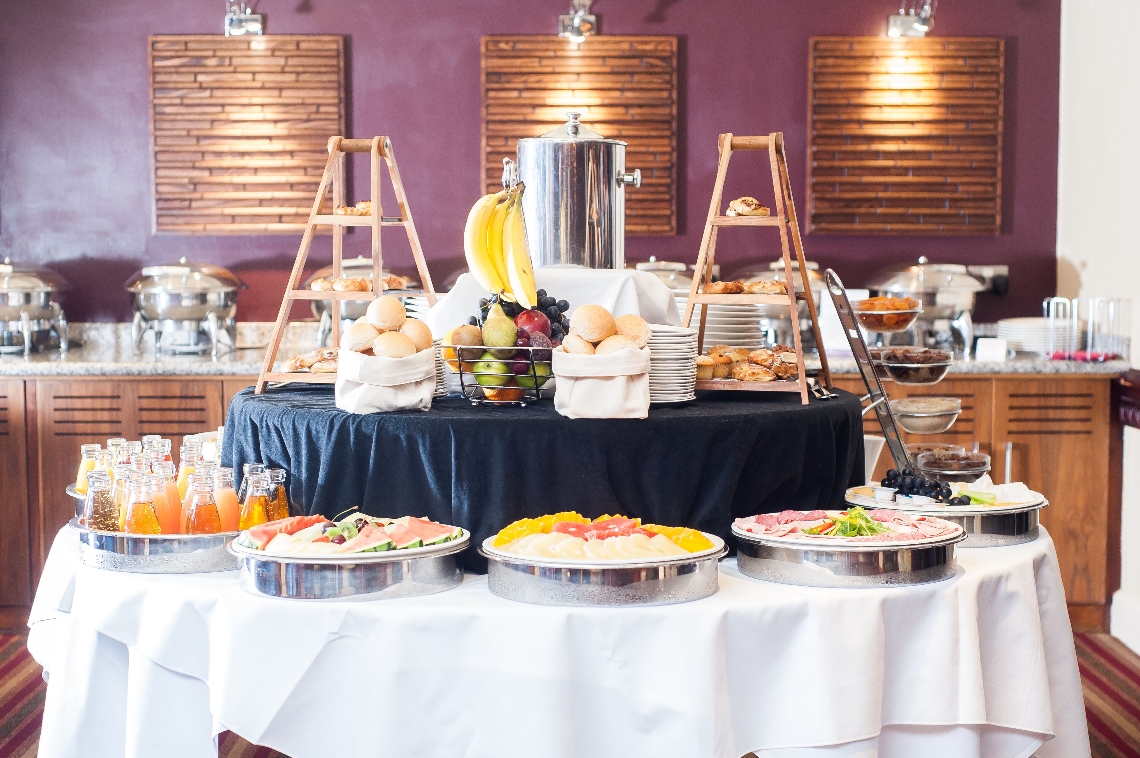 Desayuno buffet diario (GBP 14.95 por persona)