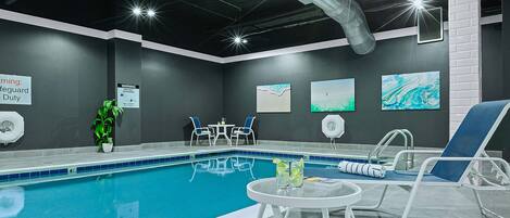 Indoor pool, outdoor pool