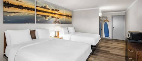 Standaard kamer, 2 queensize bedden | Verduisterende gordijnen, een strijkplank/strijkijzer, gratis babybedden