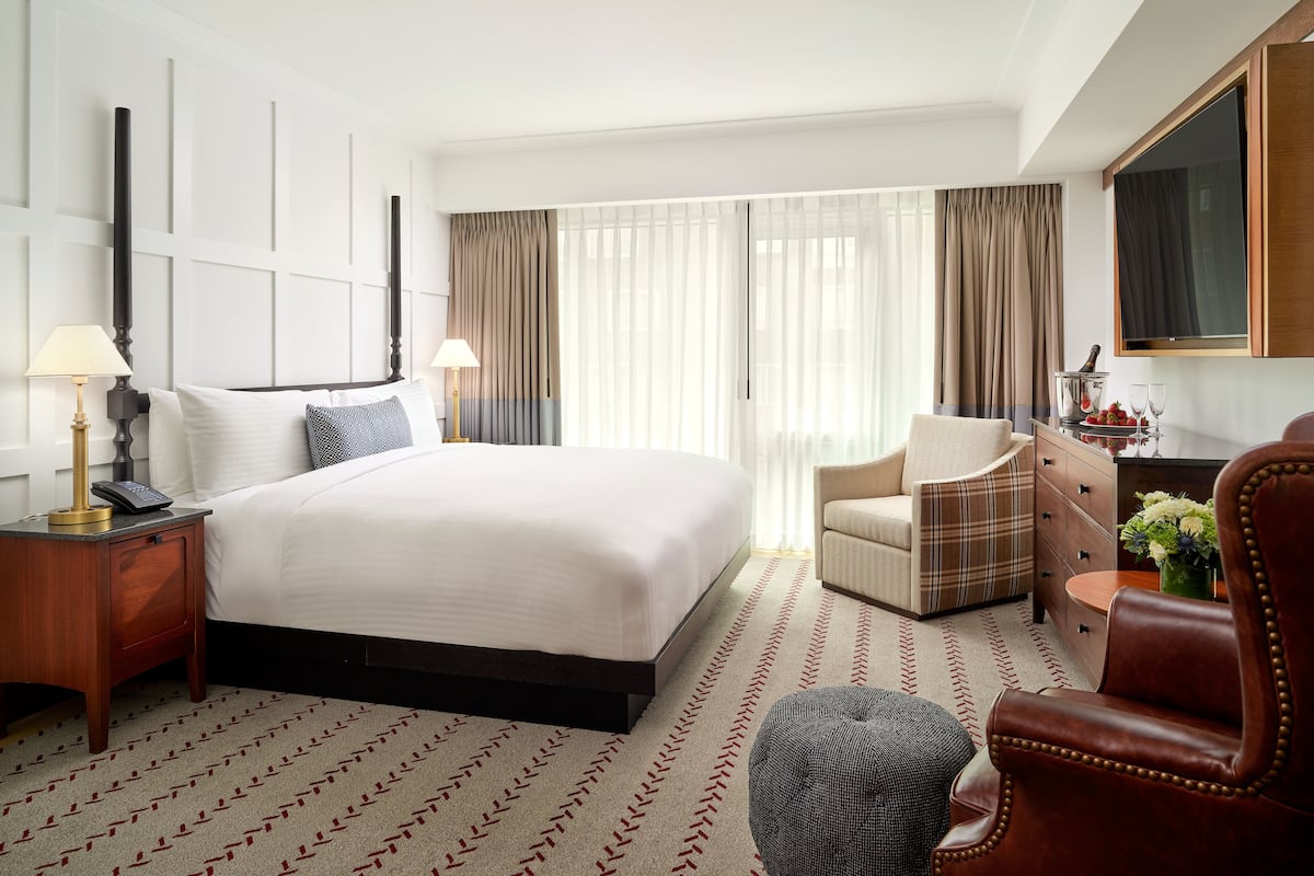 1 slaapkamer, luxe beddengoed, donzen dekbedden, een minibar